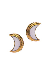 Waxing Moon Studs