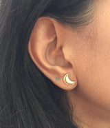 Waxing Moon Studs