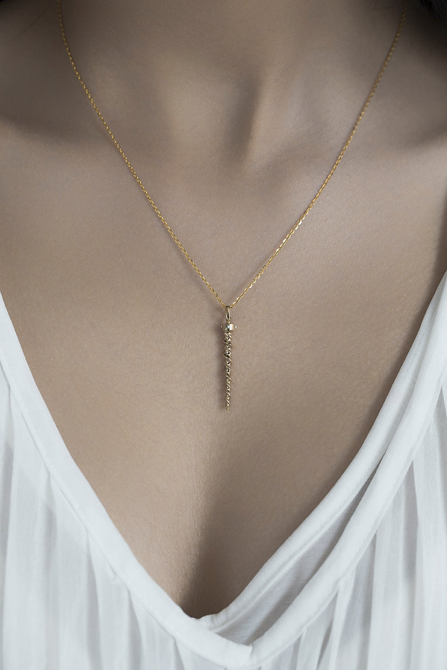 Unicorn Horn Pendant – Angana Nanavaty